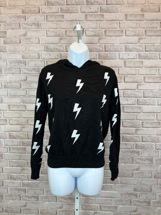 Aqua Sweatshirt, Black/white, XS, Used - Good