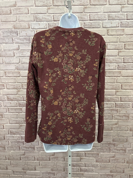 North River Outfitters Shirt, Maroon/brown multi, Large, Used - Good