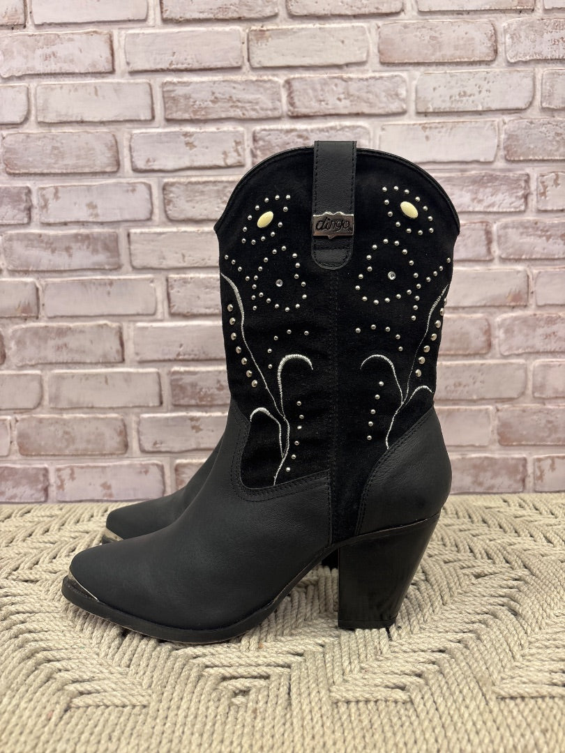 Dingo Cowgirl boots, Black, 8, Used - Good