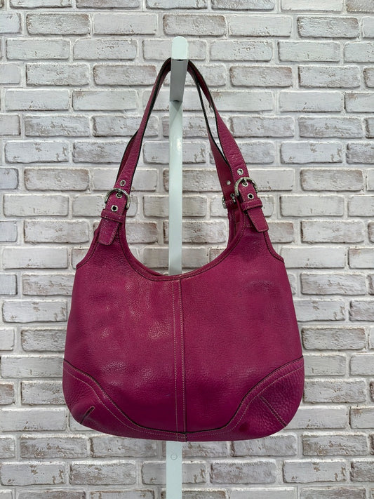 Coach Handbag, Magenta, One Size, Used - Good