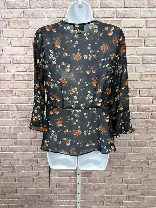 Lumiere Shirt, Green floral, Small, Used - Good