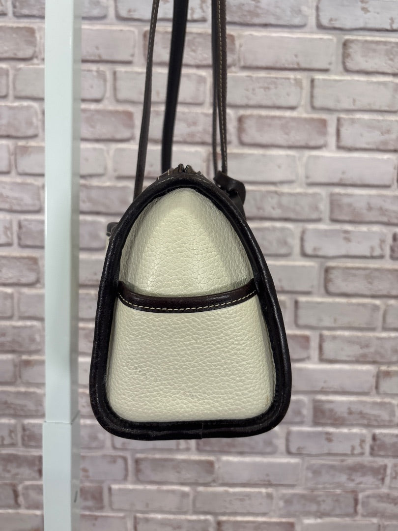 Brighton Handbag, Cream/brown, One Size, Used - Good