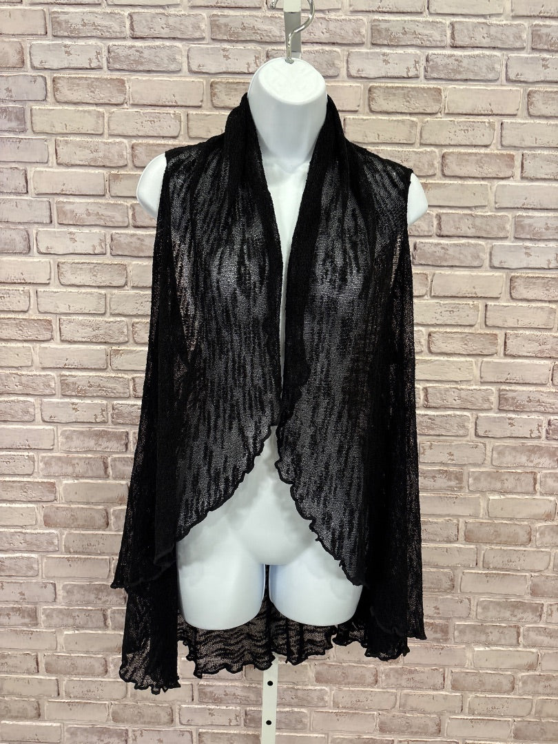 Island Tribe Knits Cardigan, Black, One Size, Used - Good