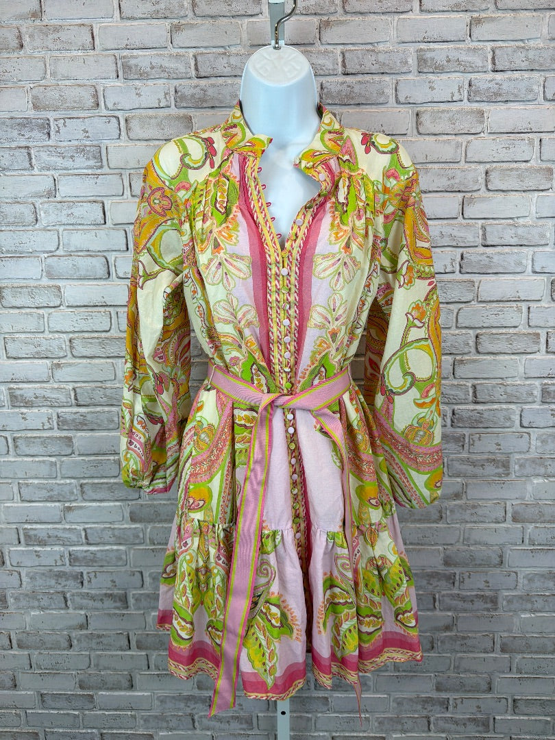 Antonio Melani Dress, Pink/green, 4, Used - Excellent