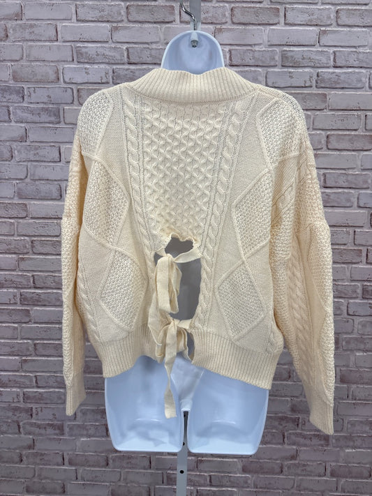 Miss Sparkling Sweater, Cream, Large, Used - Good
