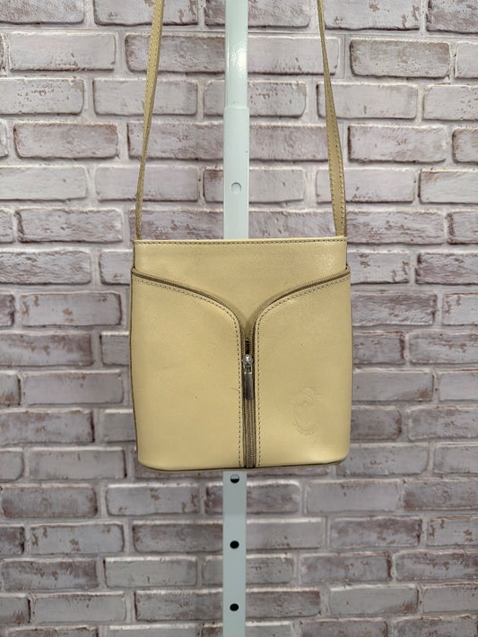 Vera pelle Crossbody, Tan, One Size, Used - Good