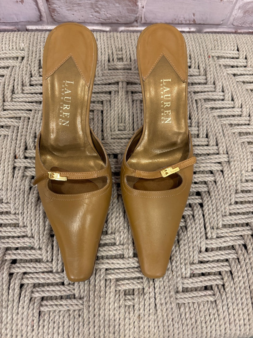 Ralph Lauren Heels, Beige, 6, Used - Fair