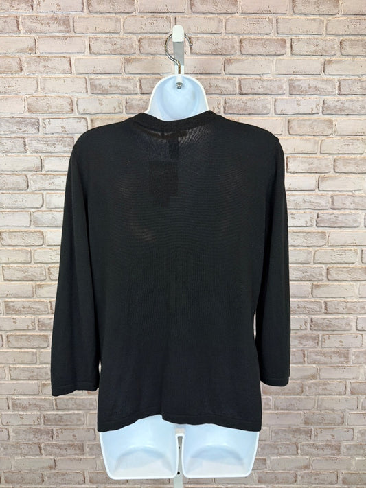 Alfani Cardigan, Black, Large, New With Tags