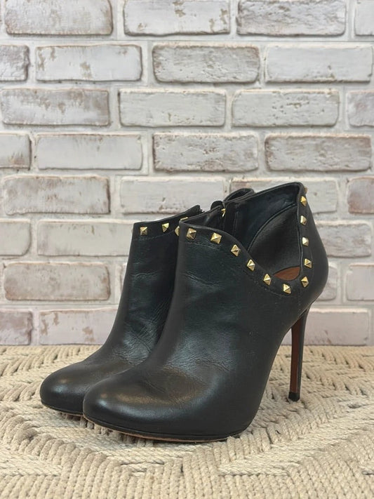 Schutz Studded Booties – Black, Size 7 – Good Condition