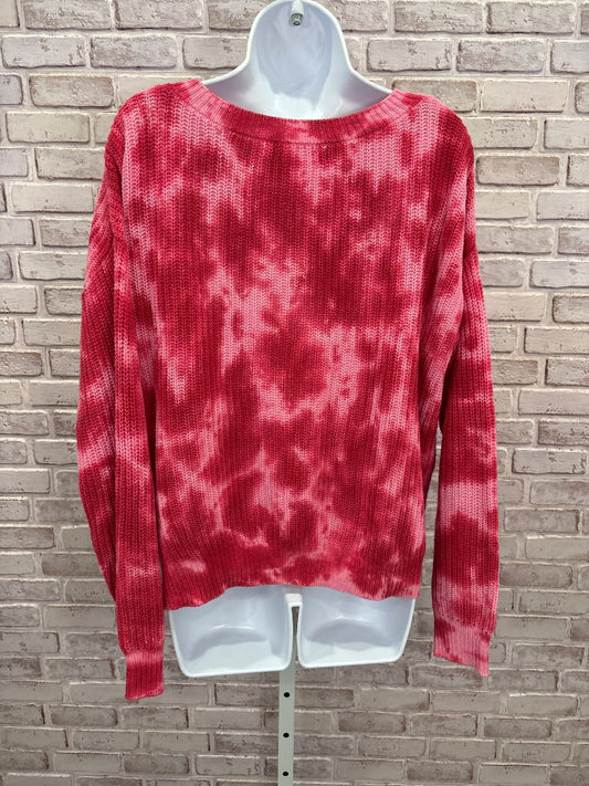 Hiatus Sweater, Pink tie dye, Large, Used - Good