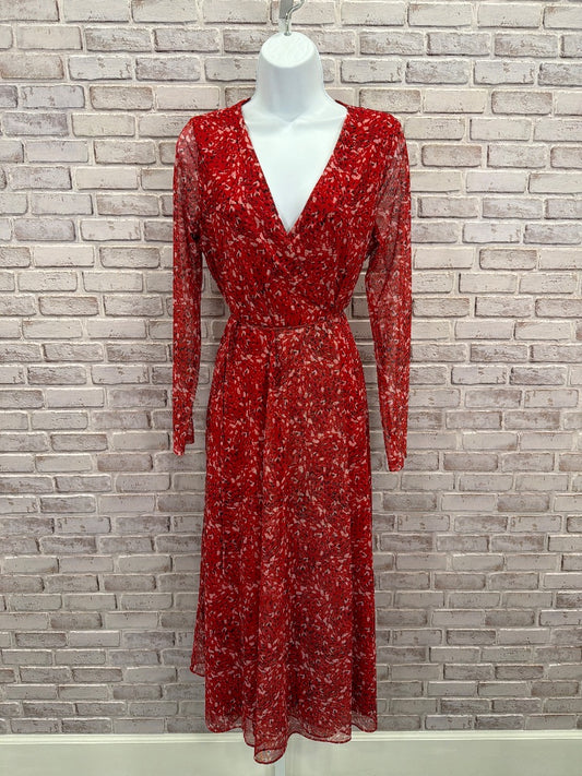 Bcbgeneration Dress, red multi, 10, Used - Good