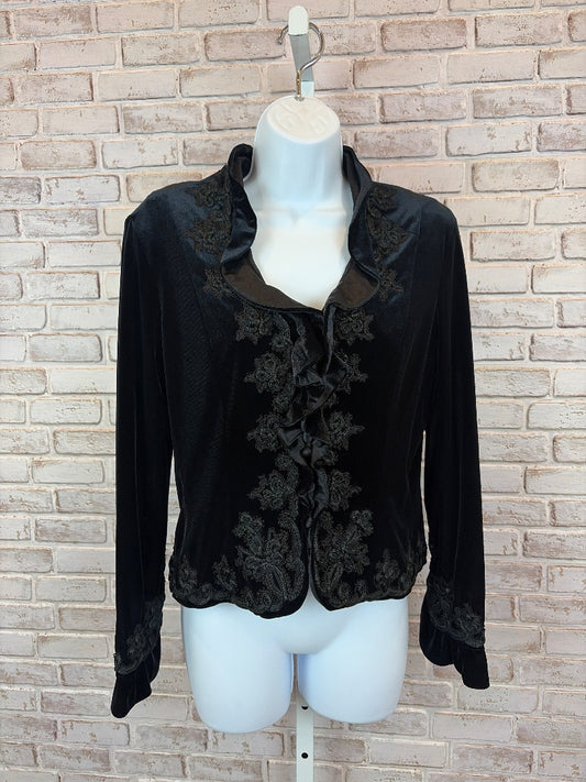 Cachet Velvet Blazer, Black, 6, Used - Excellent