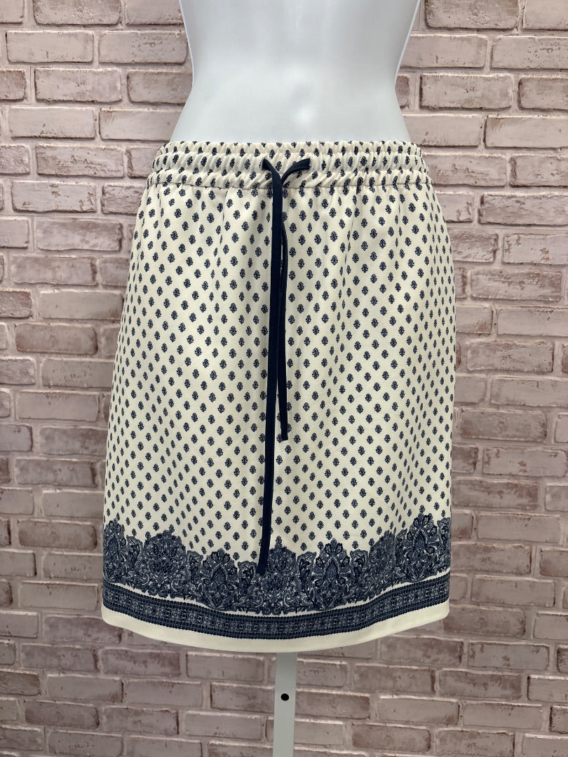 Saint Tropez West Skirt, White/blue, Medium, Used - Good