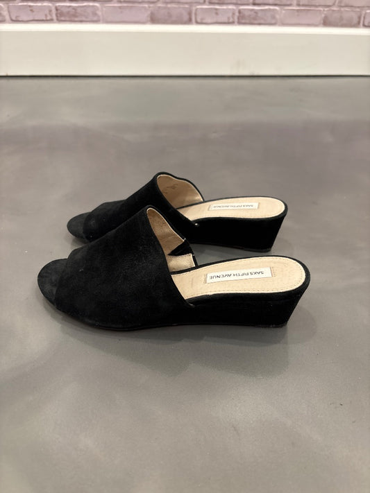 Saks Fifth Avenue Heels, Black, 7.5, Used - Good