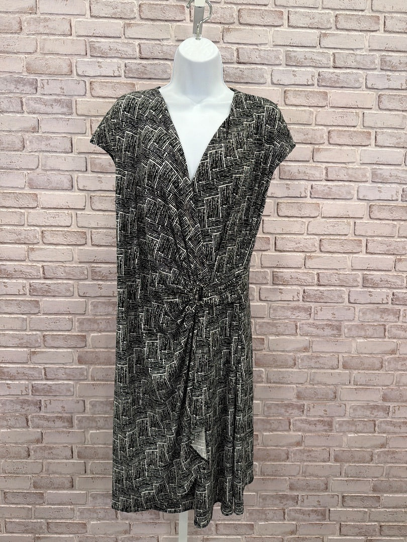 Tommy Bahama Dress, black/white, Large, Used - Good