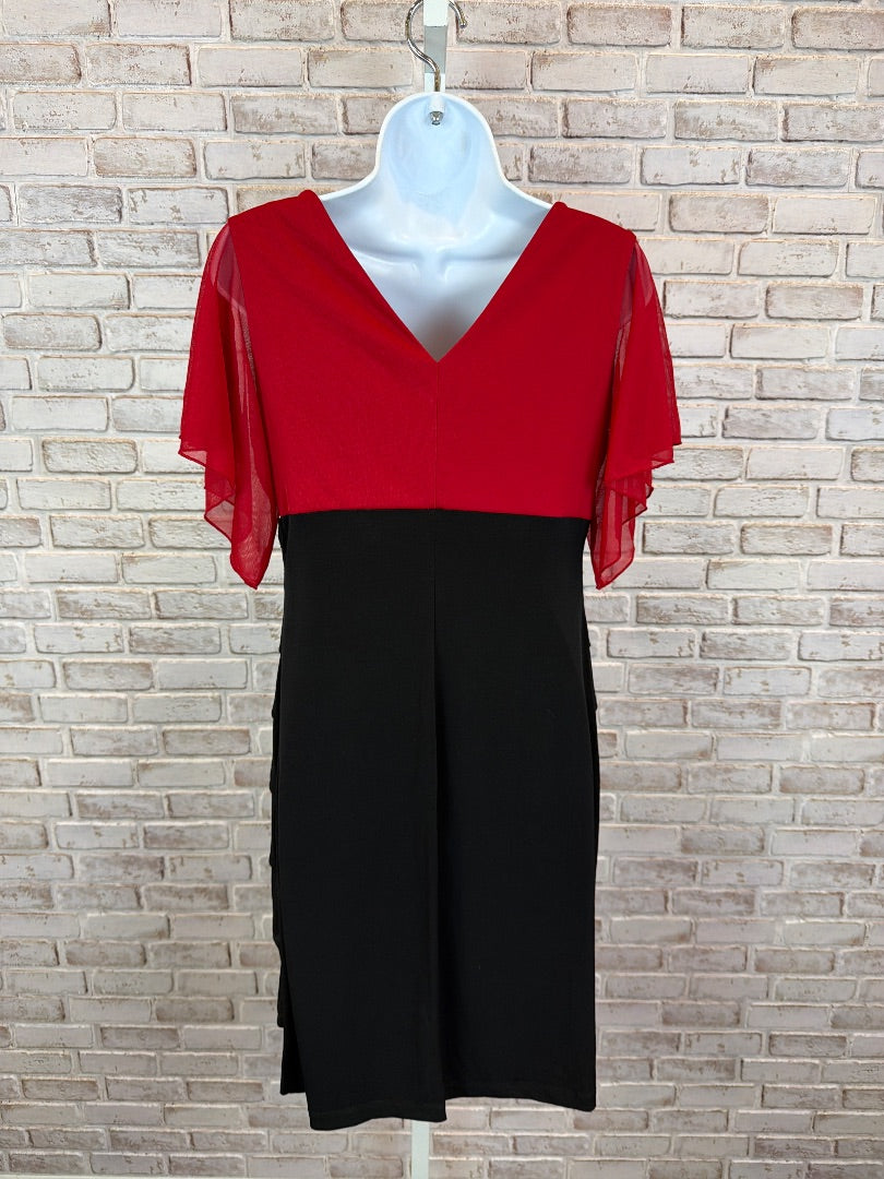 Enfocus Dress, red/black, 8, Used - Good