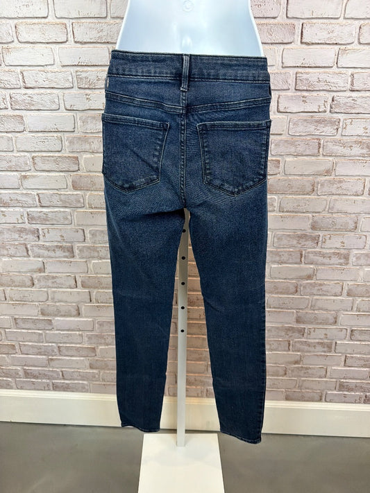 GAP Rockstar Super Skinny High Rise Jeans, dark denim, 2, Used - Good