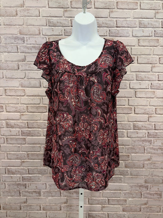 Loft Shirt, Purple multi, Medium, Used - Good