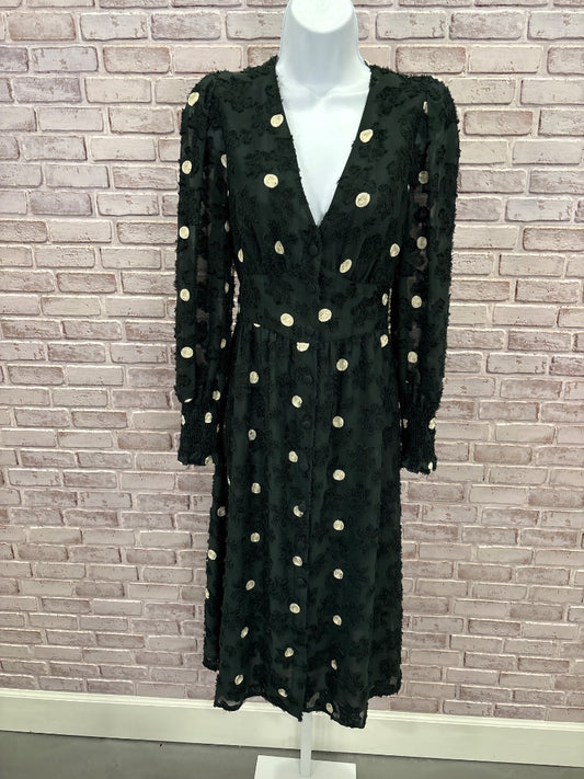 Zara Dress, Green/white, Small, Used - Good