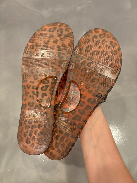 Anthropologie Sandals, Leopard, 7, Used - Excellent