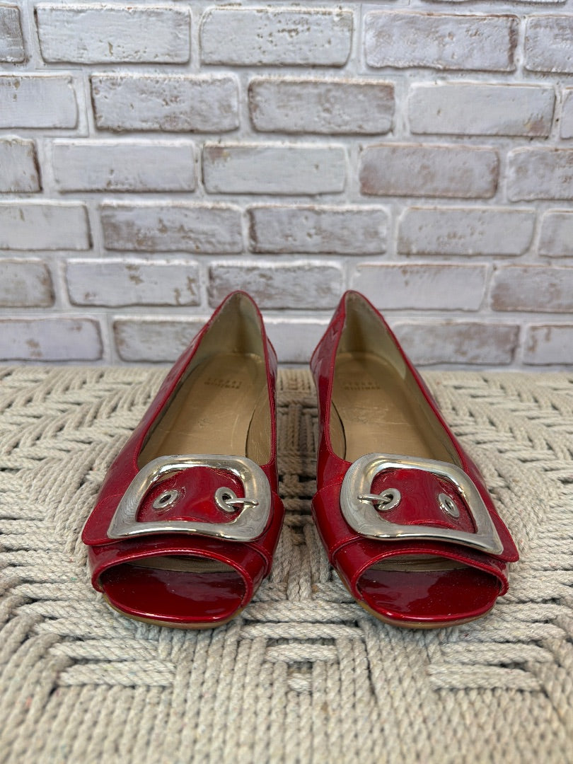 Stuart Weitzman Flats, Red, 9.5, Used - Good