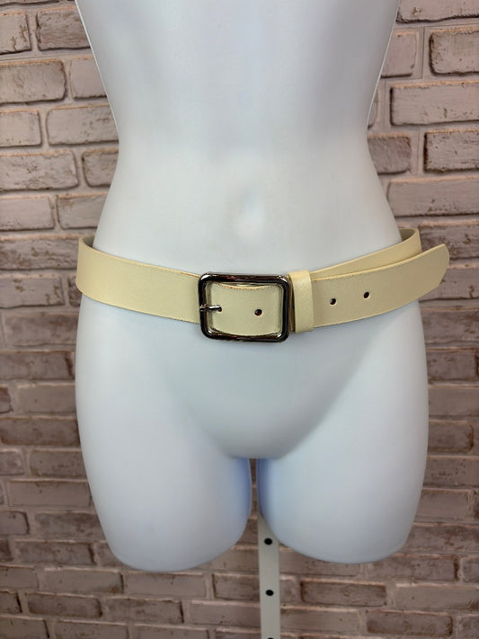 Anthropologie Belt, Cream, XXL, Used - Good