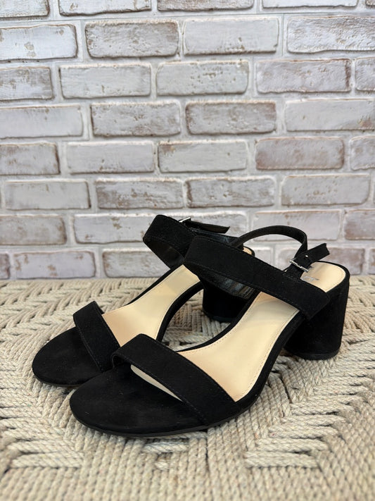 Bar III Heels, Black, 7, Used - Excellent