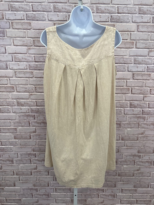 M.Rena Tunic, Tan, Medium, Used - Good