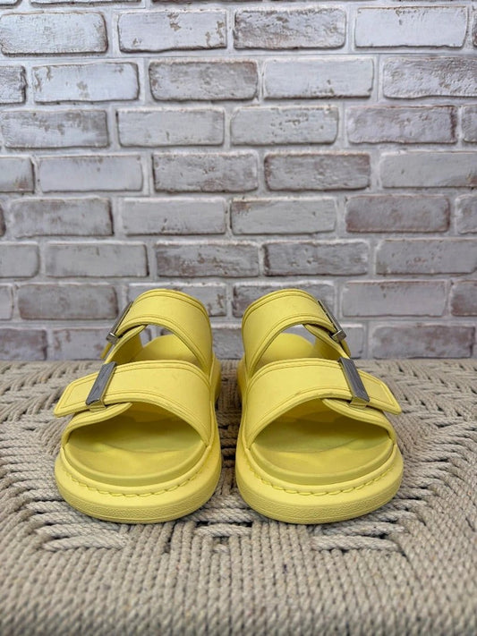 Alexander McQueen Shoes - Sandals – Alexander McQueen Rubber Sandals, Yellow, 37, Used - Good [Live 2.10]