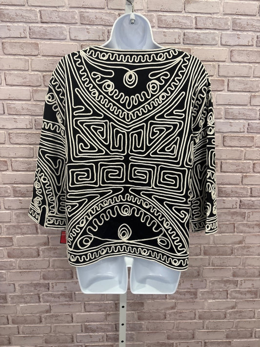 Joni B Blazer, Black/white, Large, New With Tags