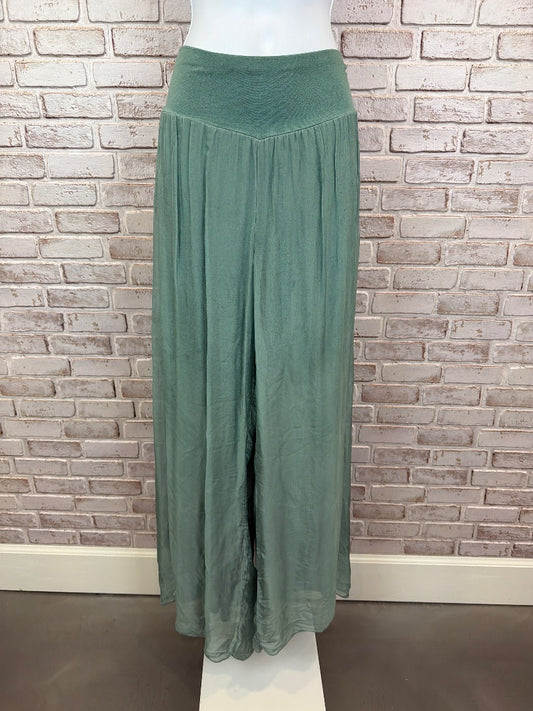 Tina Stephens Pants, Green, One Size, Used - Good