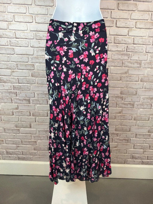 Joules Bottom - Skirt – Joules Skirt, Navy/pink floral, 8, New With Tags