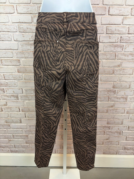 White House Black Market Mid-rise Skinny Crop Pants, Brown, 6, Used - Excellent