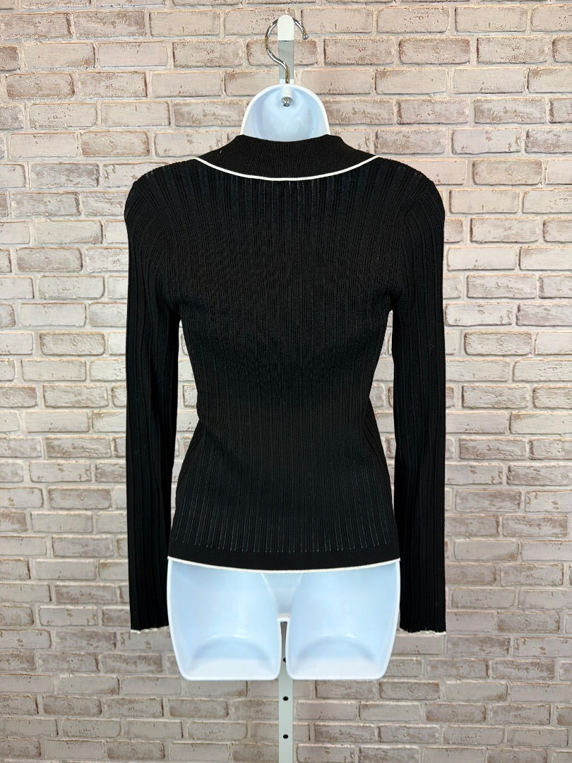 Madewell Shirt, Black/white, Small, Used - Good