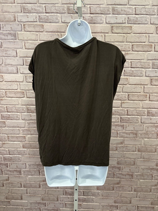 Aware Tee shirt, Brown/green, Small, Used - Good