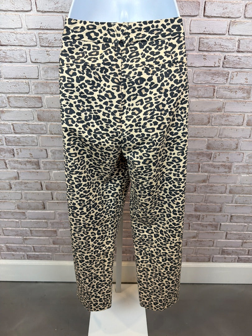 Rachel Zoe Pants, Leopard, Large, Used - Excellent