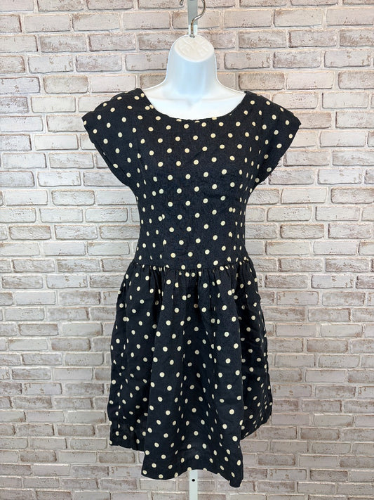 Vintage Lilis Closet Dress, Black/white polka dots, 2, Used - Excellent