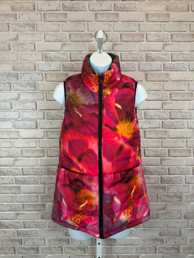 Johnny Was Reversible Vest, Multi, XS, Used - Excellent