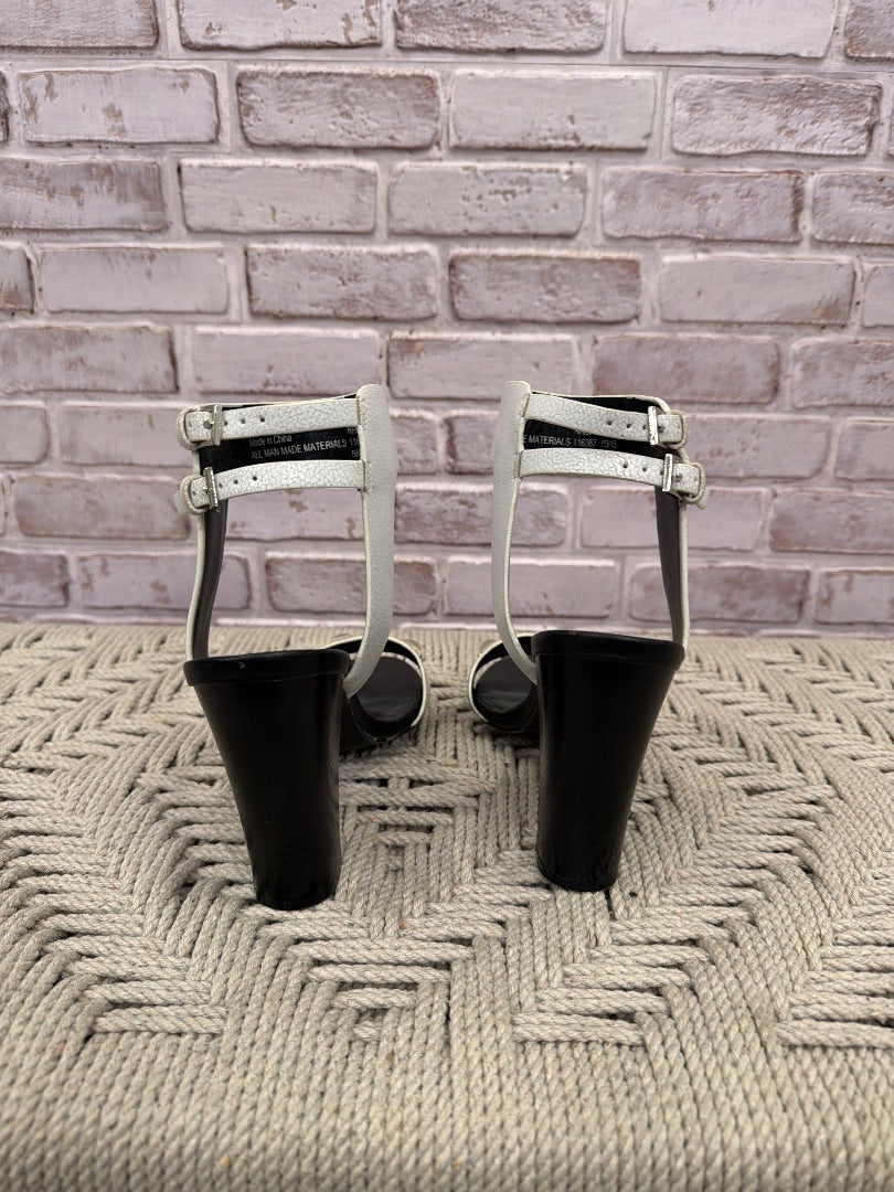 Rock & Republic Heels, White/black, 8, Used - Good