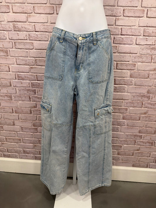 Princess Polly Jeans, Denim, 4, Used - Good