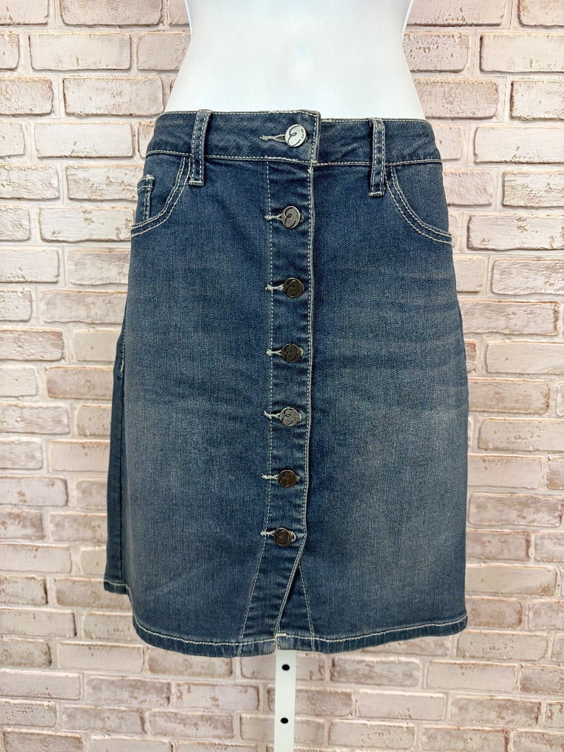Earl Jeans Denim Skirt, Denim, 10, Used - Excellent