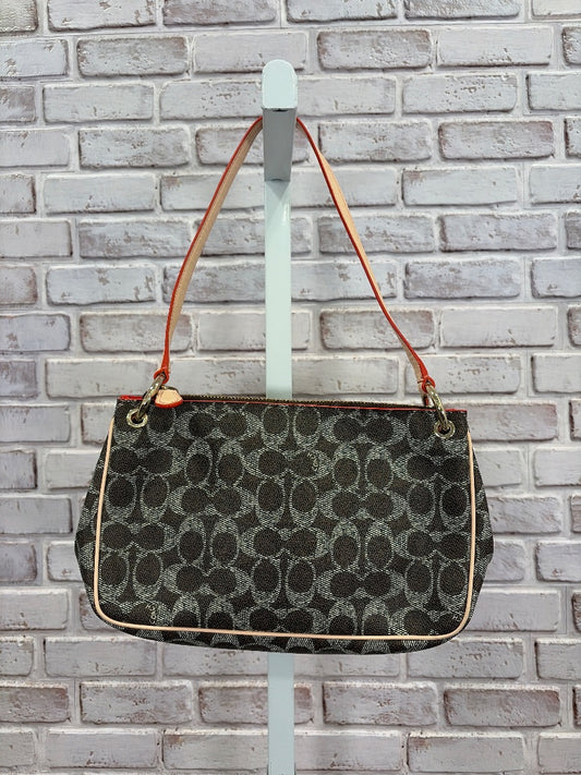 Coach Charlie Handbag, Brown monogram, One Size, Used - Good