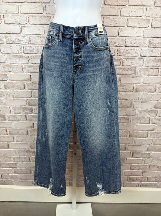 Judy Blue High Waist Wide Leg Jeans, Denim, 26, New With Tags
