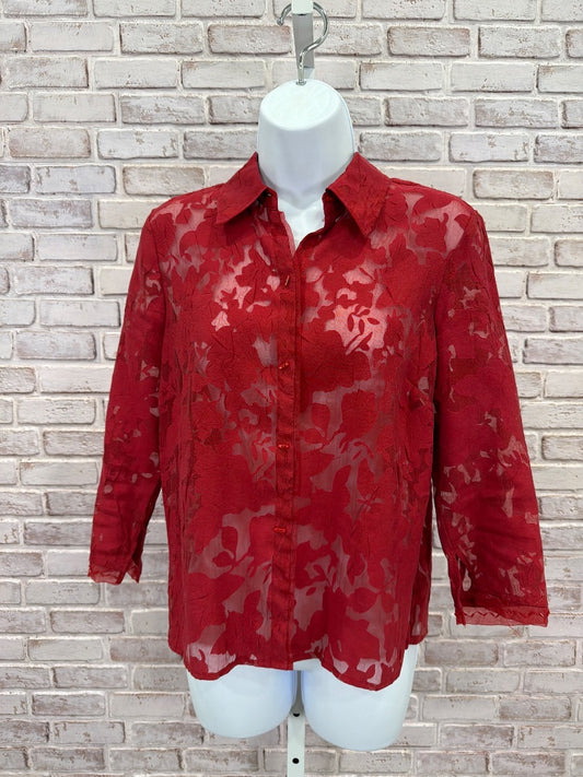 JH Collectibles Shirt, Red, Small, Used - Good