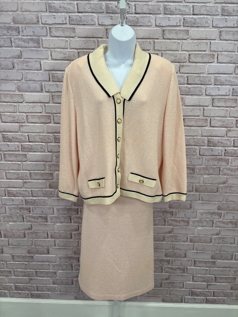 St John Blazer and skirt, Pale pink, 14, Used - Good