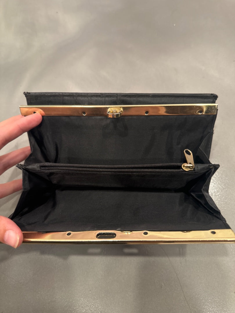 Various Wallet, Black/silver, One Size, Used - Good