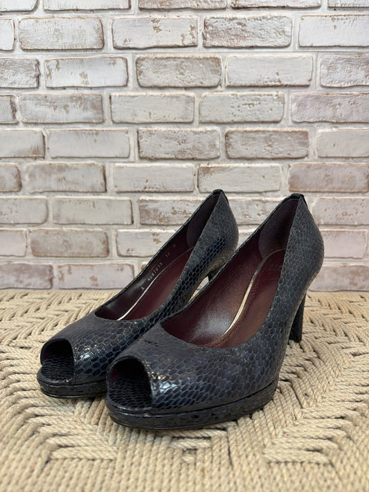 Stuart Weitzman Heels, Blue, 10, Used - Excellent