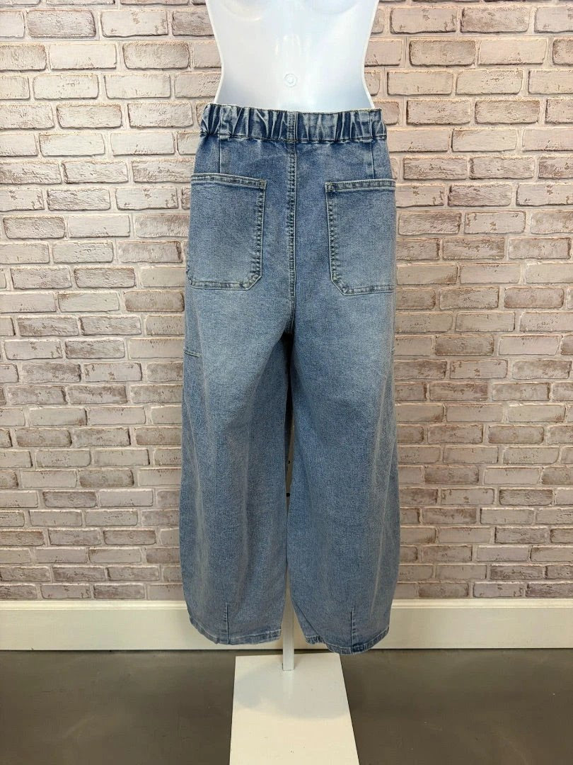 Denim Bottom Jeans – Blue, Size 8 – New With Tags Condition