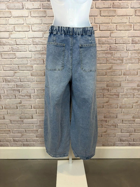 Denim Bottom Jeans – Blue, Size 8 – New With Tags Condition