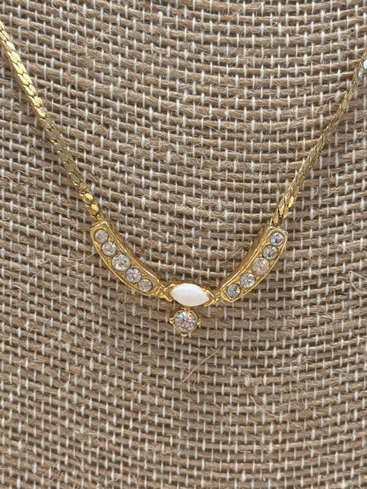 Various Necklace, Gold, One Size, Used - Excellent